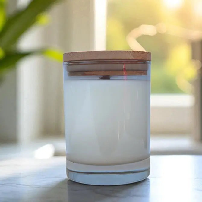 10 oz Coconut Soy Candle - Rock Glass