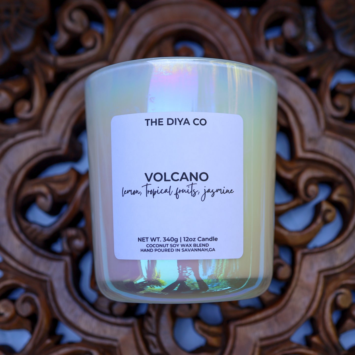 12 oz Volcano Iridescent Candle