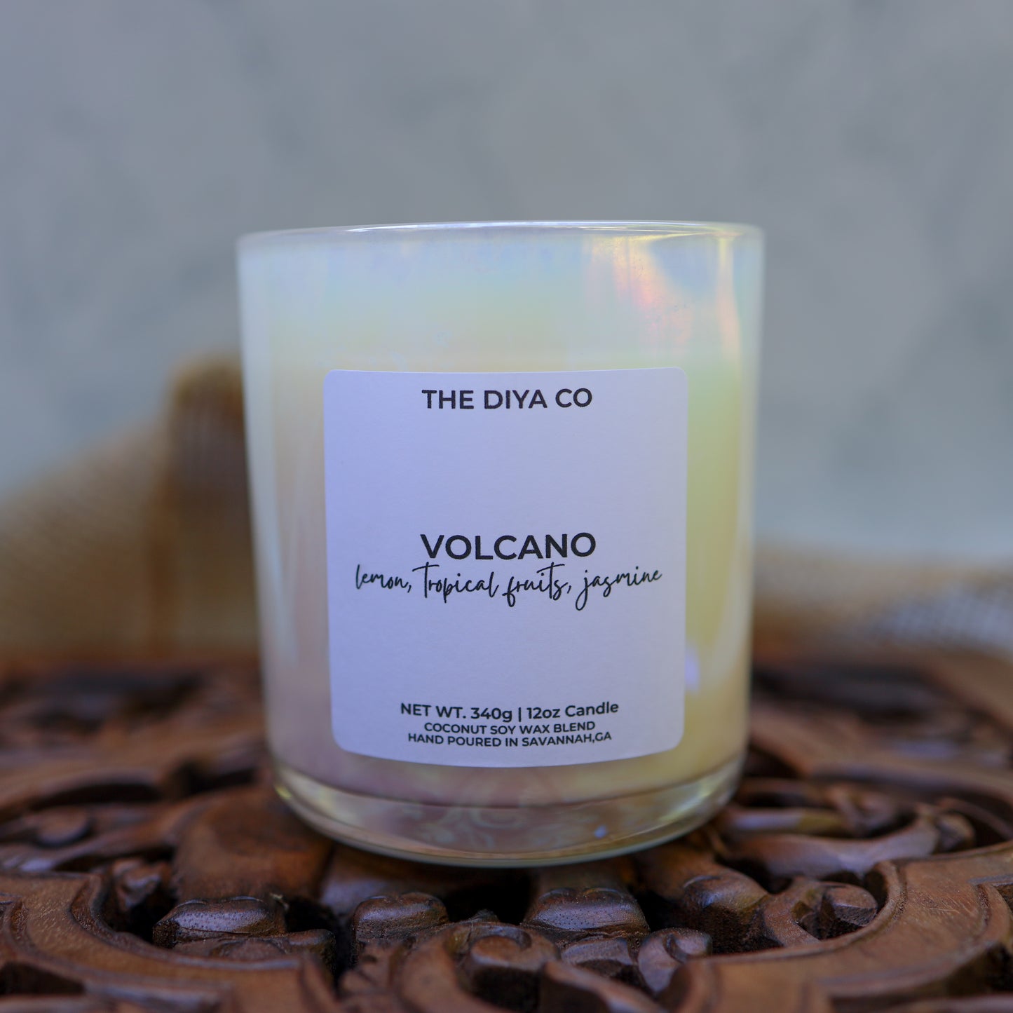 12 oz Volcano Iridescent Candle