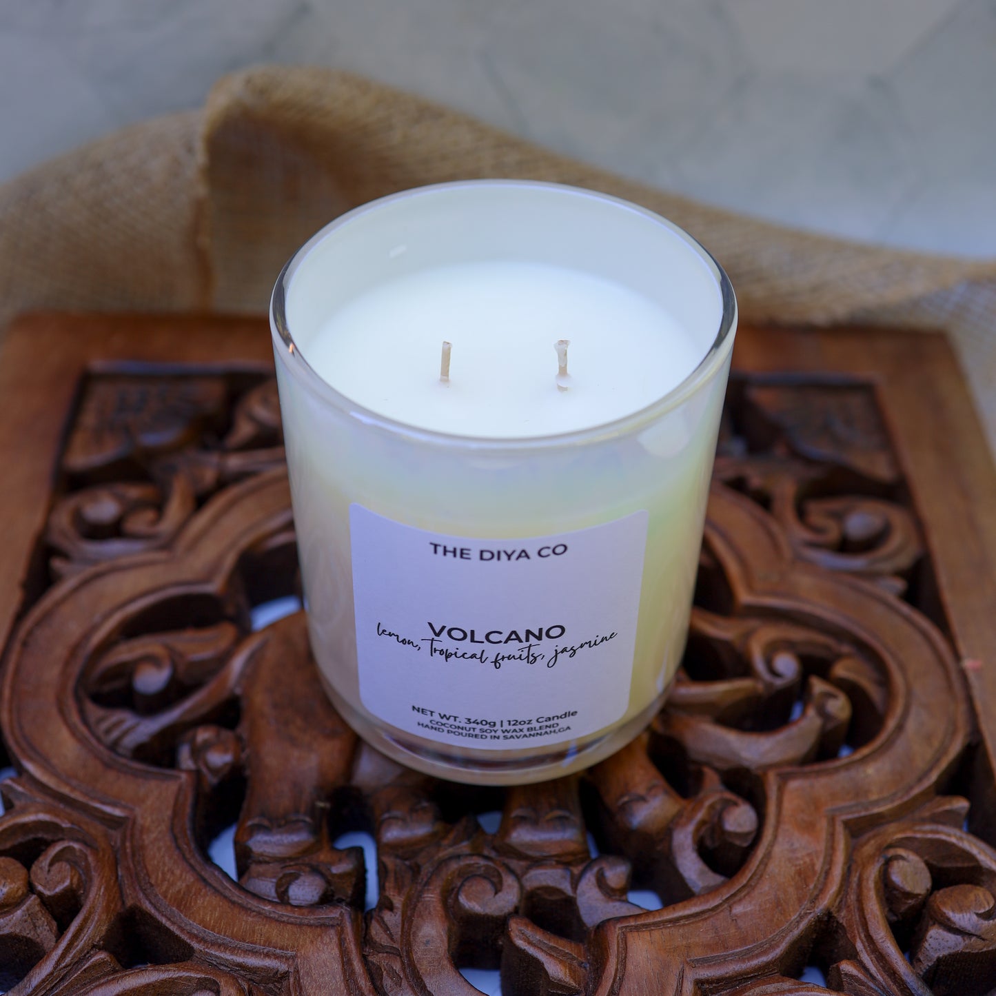 12 oz Volcano Iridescent Candle
