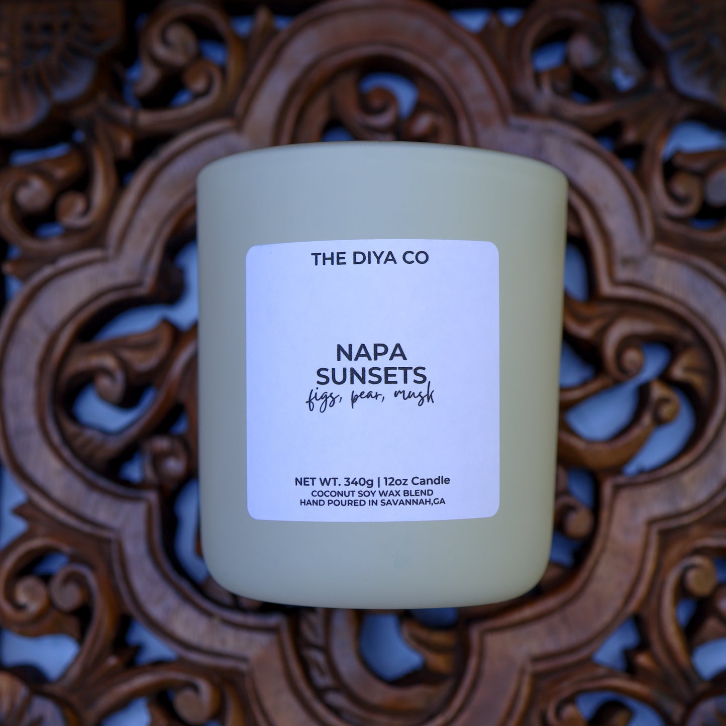12 oz Napa Sunsets Aura Candle w/box