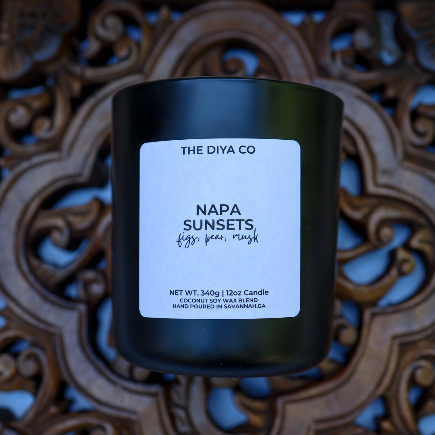 12 oz Napa Sunsets Aura Candle w/box