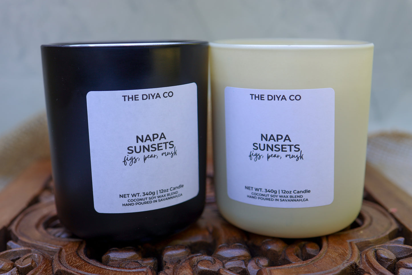 12 oz Napa Sunsets Aura Candle w/box