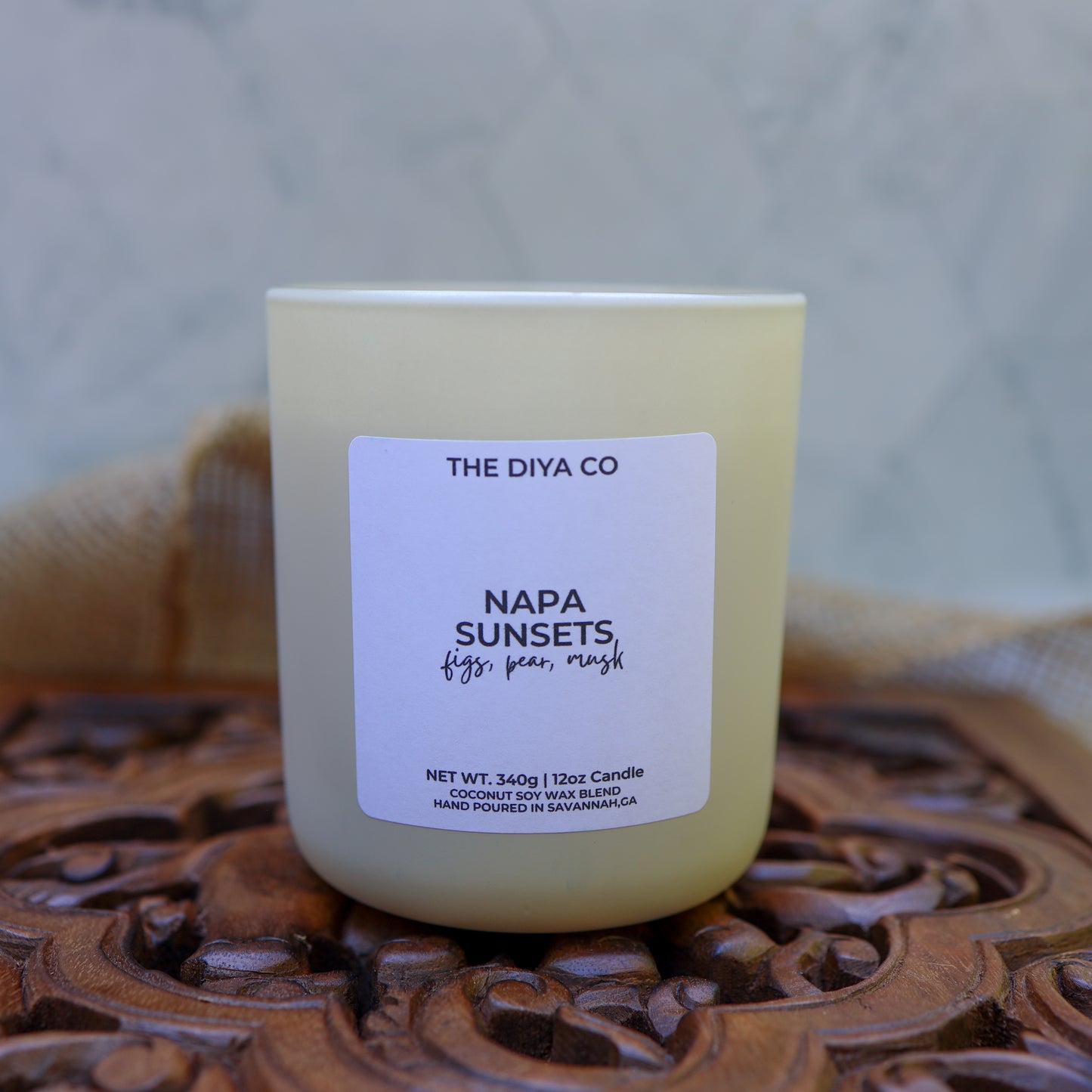 12 oz Napa Sunsets Aura Candle w/box