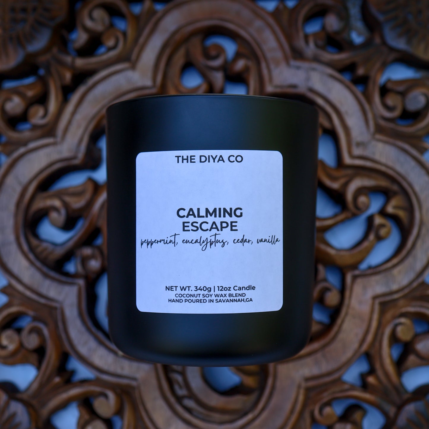 12 oz Calming Escape | Coconut Soy Candle