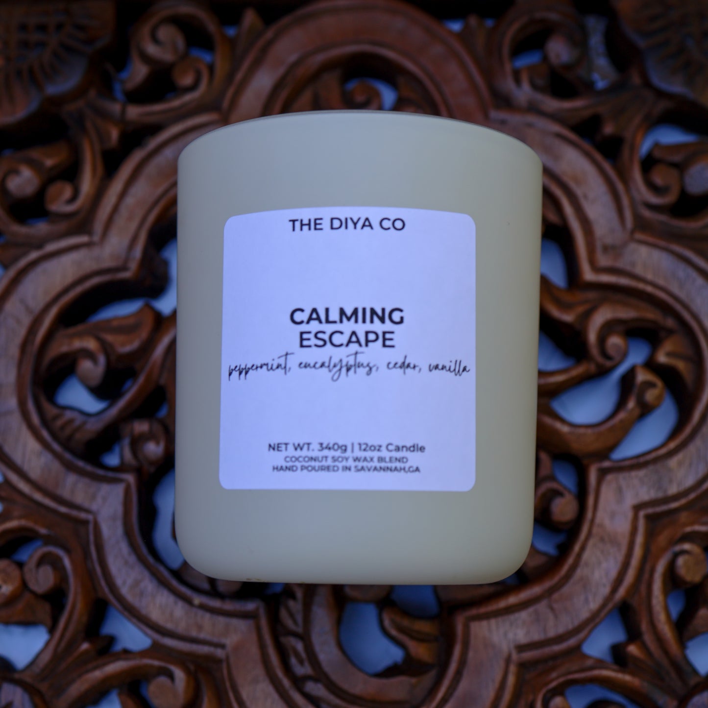 12 oz Calming Escape | Coconut Soy Candle