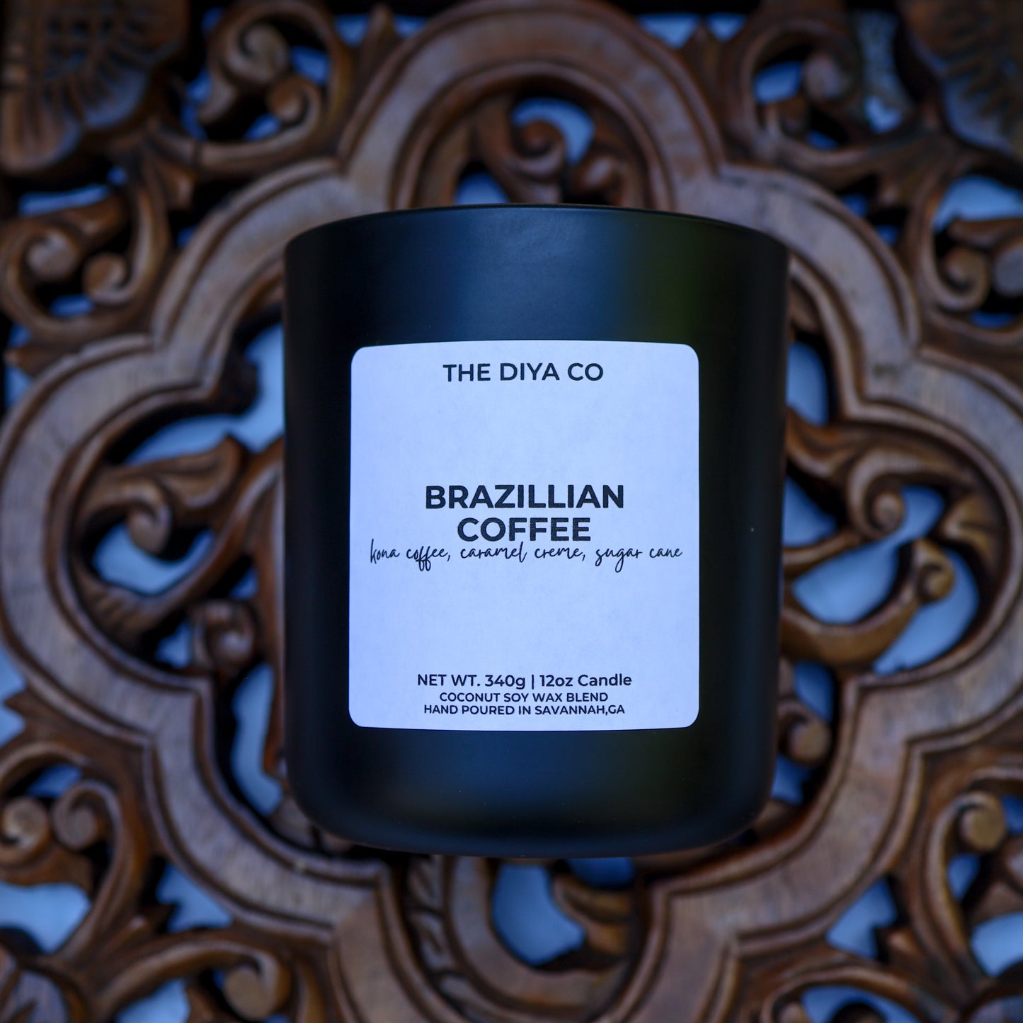 12 oz Brazilian Coffee | Coconut Soy Candle