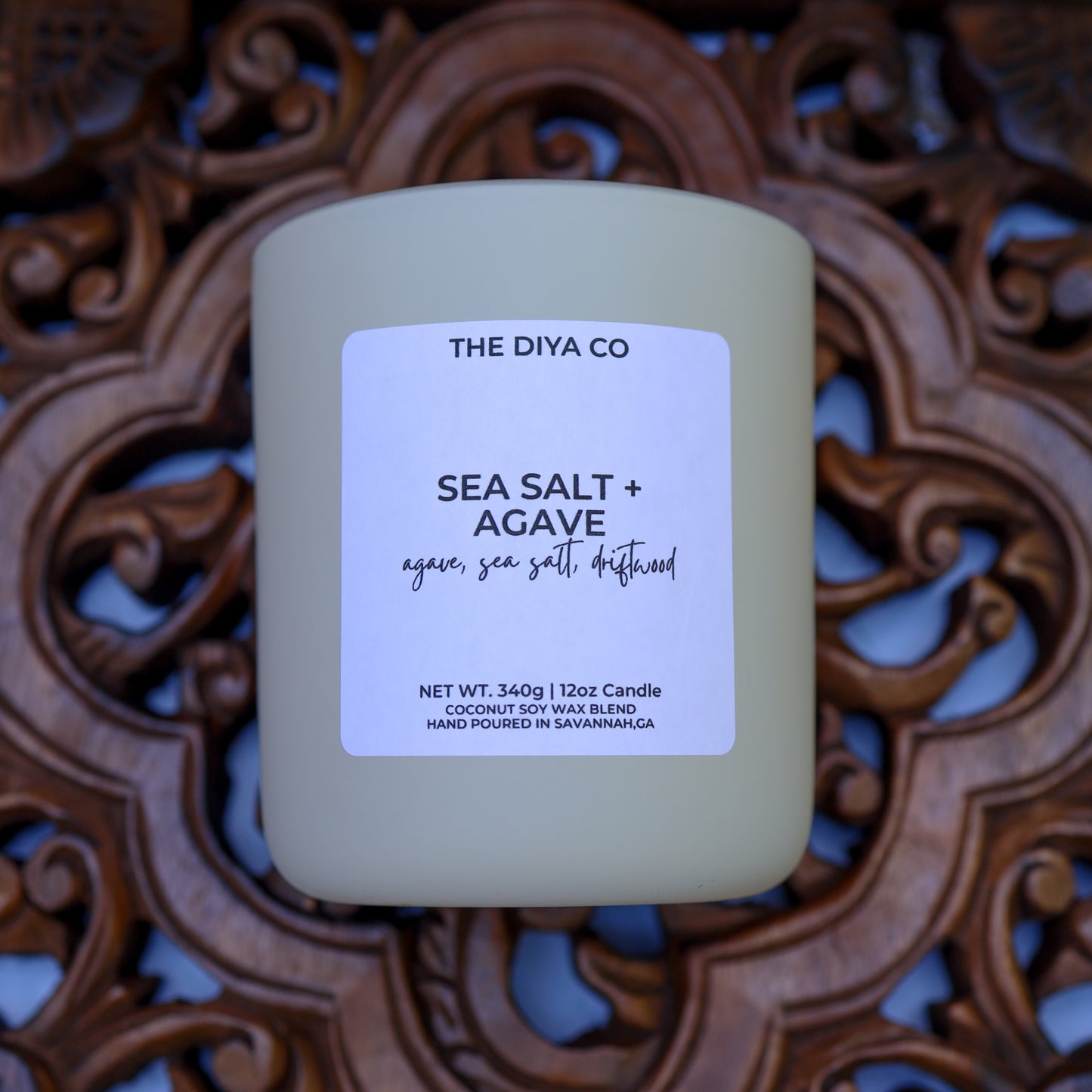 12 oz Sea Salt and Agave | Coconut Soy Candle
