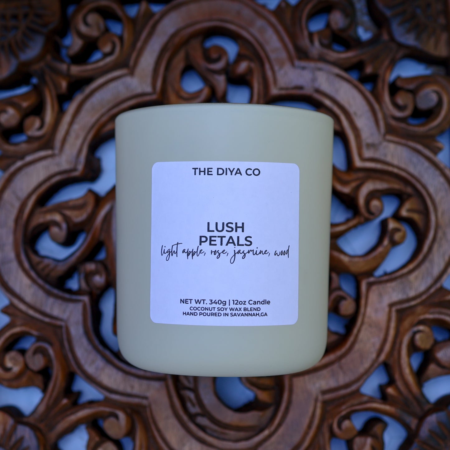 12 oz Lush Petals | Coconut Soy Candle