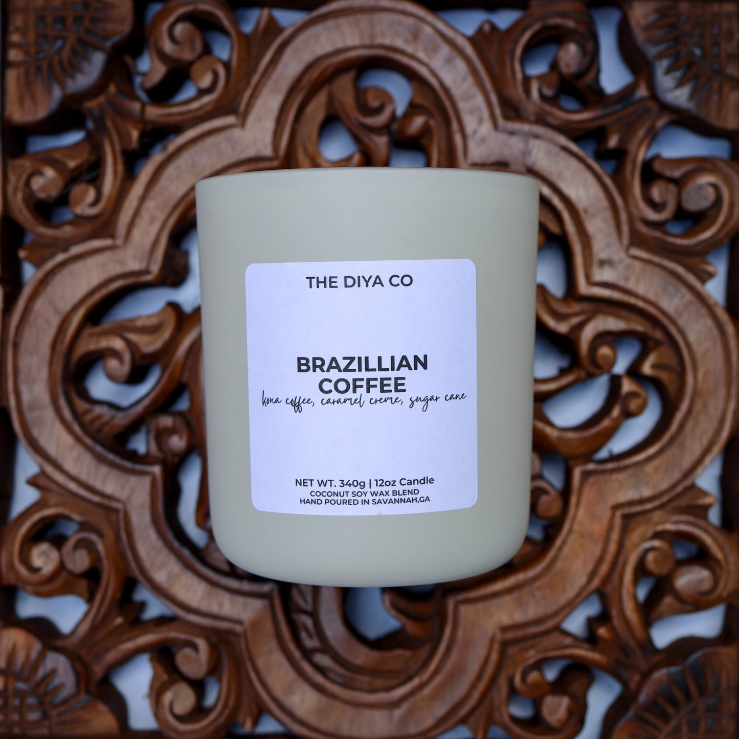 12 oz Brazilian Coffee | Coconut Soy Candle