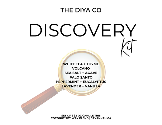6 - 2 oz Tin Candles - The Discovery Kit