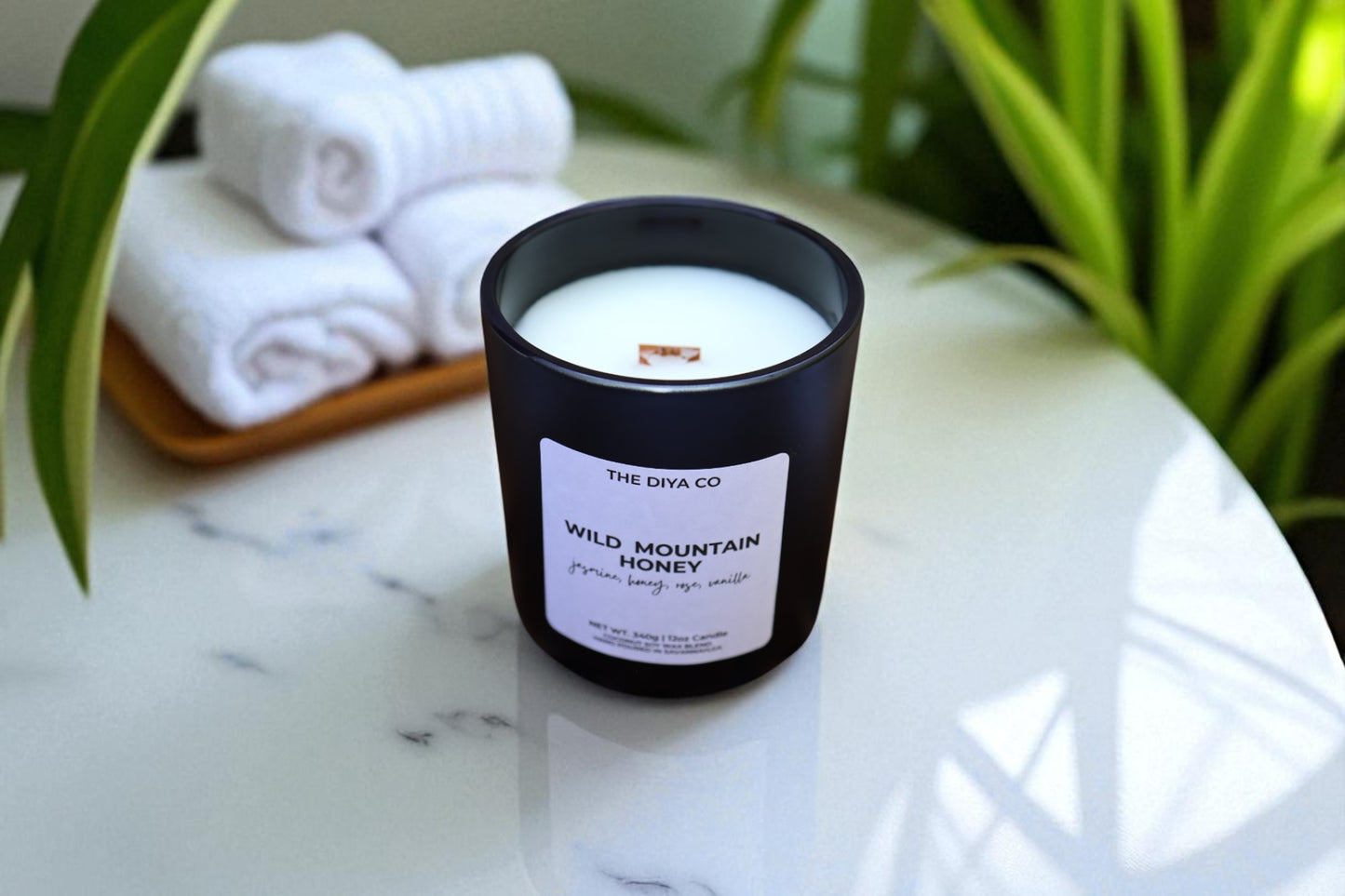 12 oz Wild Mountain Honey | Coconut Soy Candle