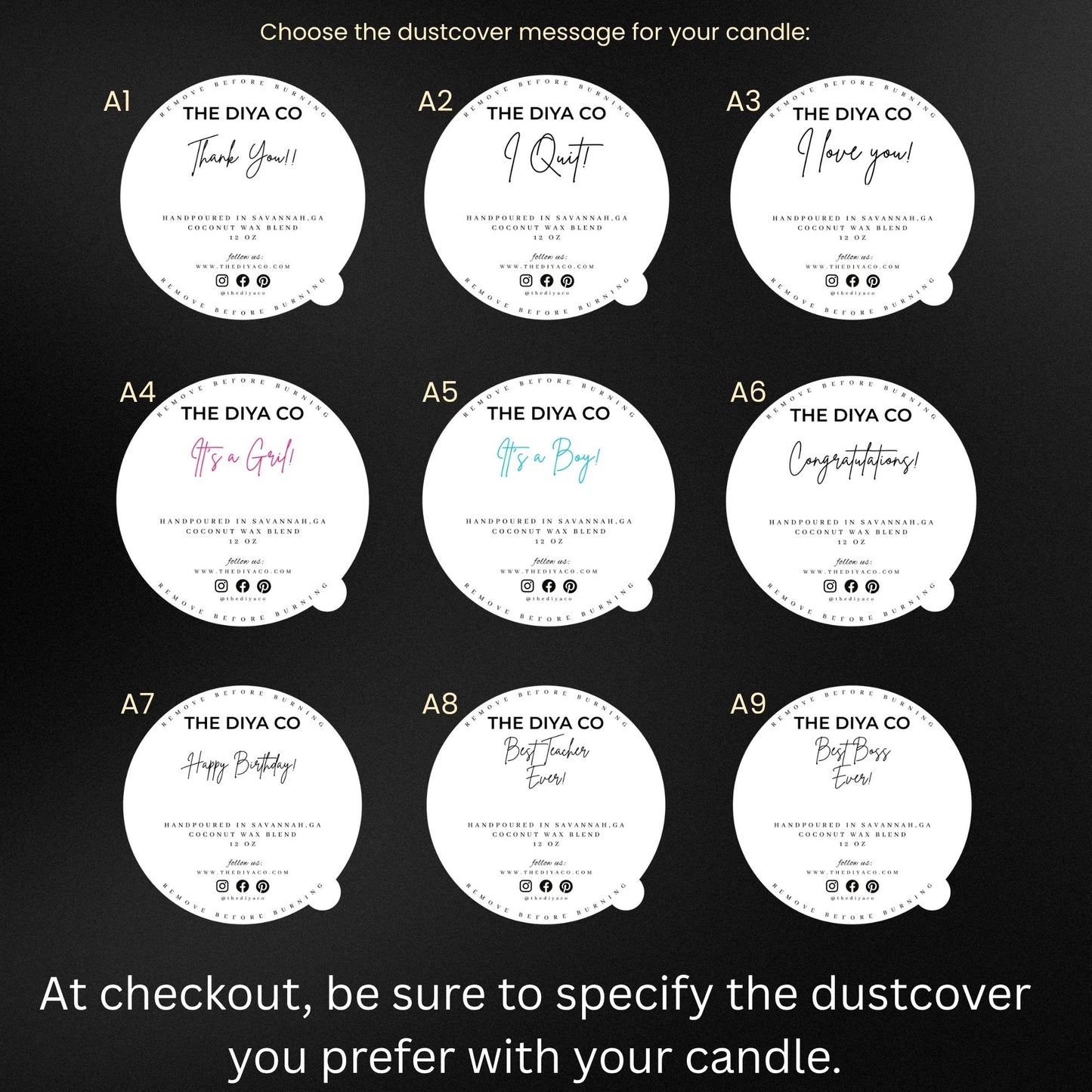 12 oz Fraiser Fir | Coconut Soy Candle