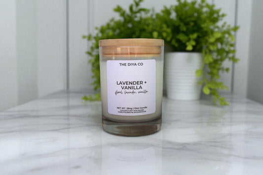 10 oz Lavender and Vanilla | Coconut Soy Candle