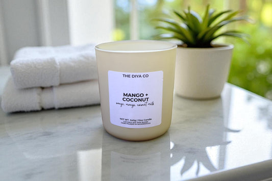 12 oz Mango and Coconut | Coconut Soy Candle