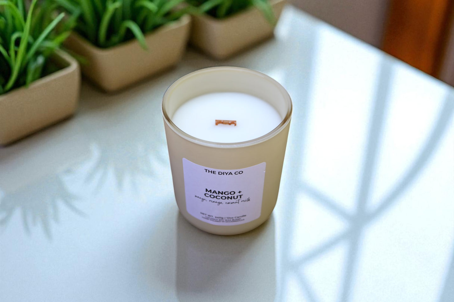 12 oz Mango and Coconut | Coconut Soy Candle