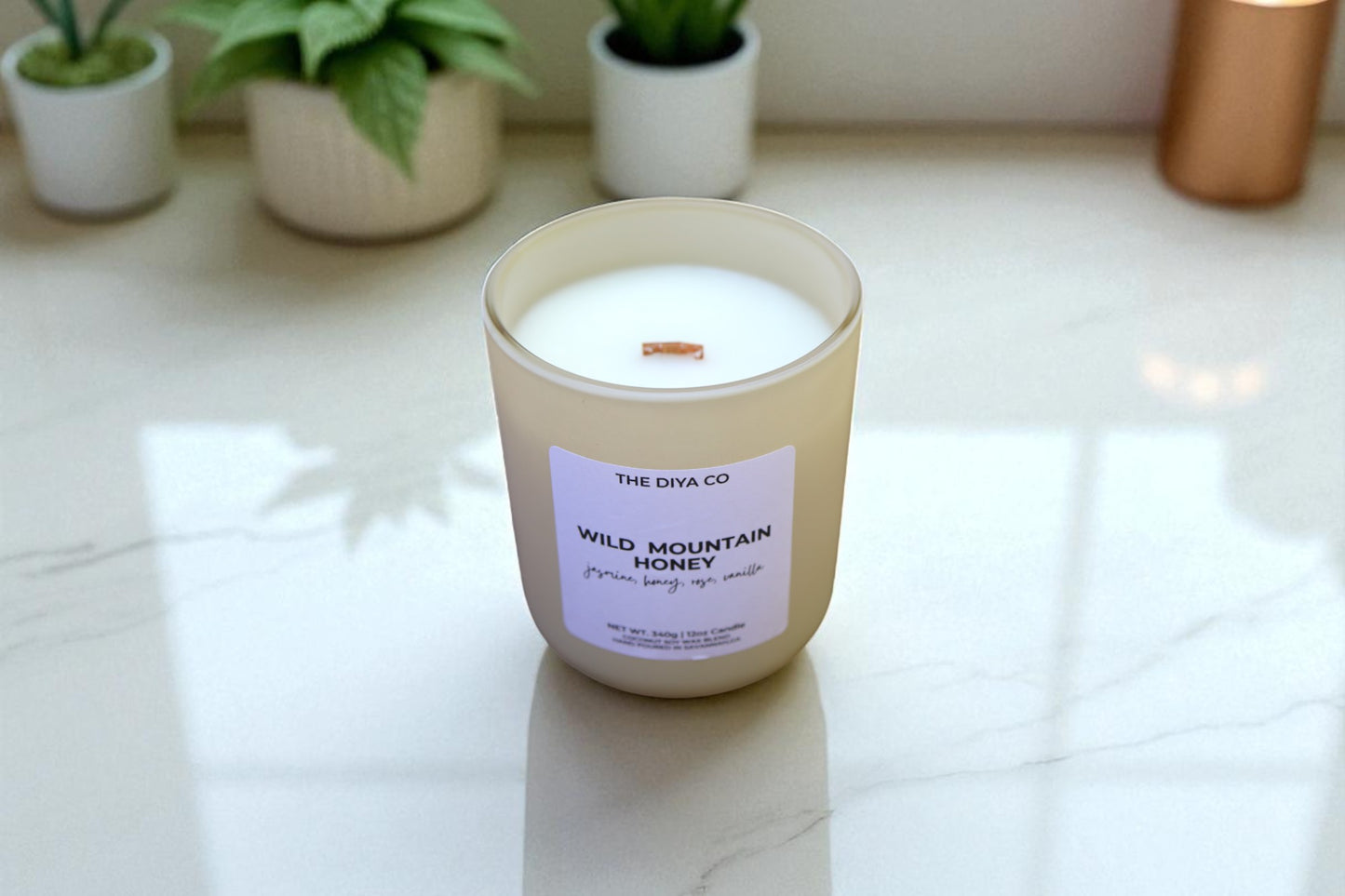 12 oz Wild Mountain Honey | Coconut Soy Candle