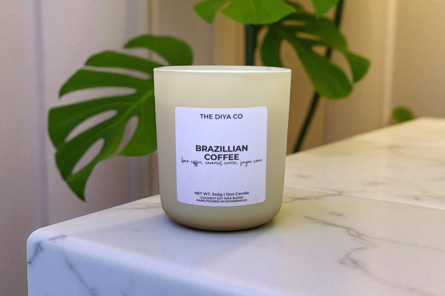 12 oz Brazilian Coffee | Coconut Soy Candle