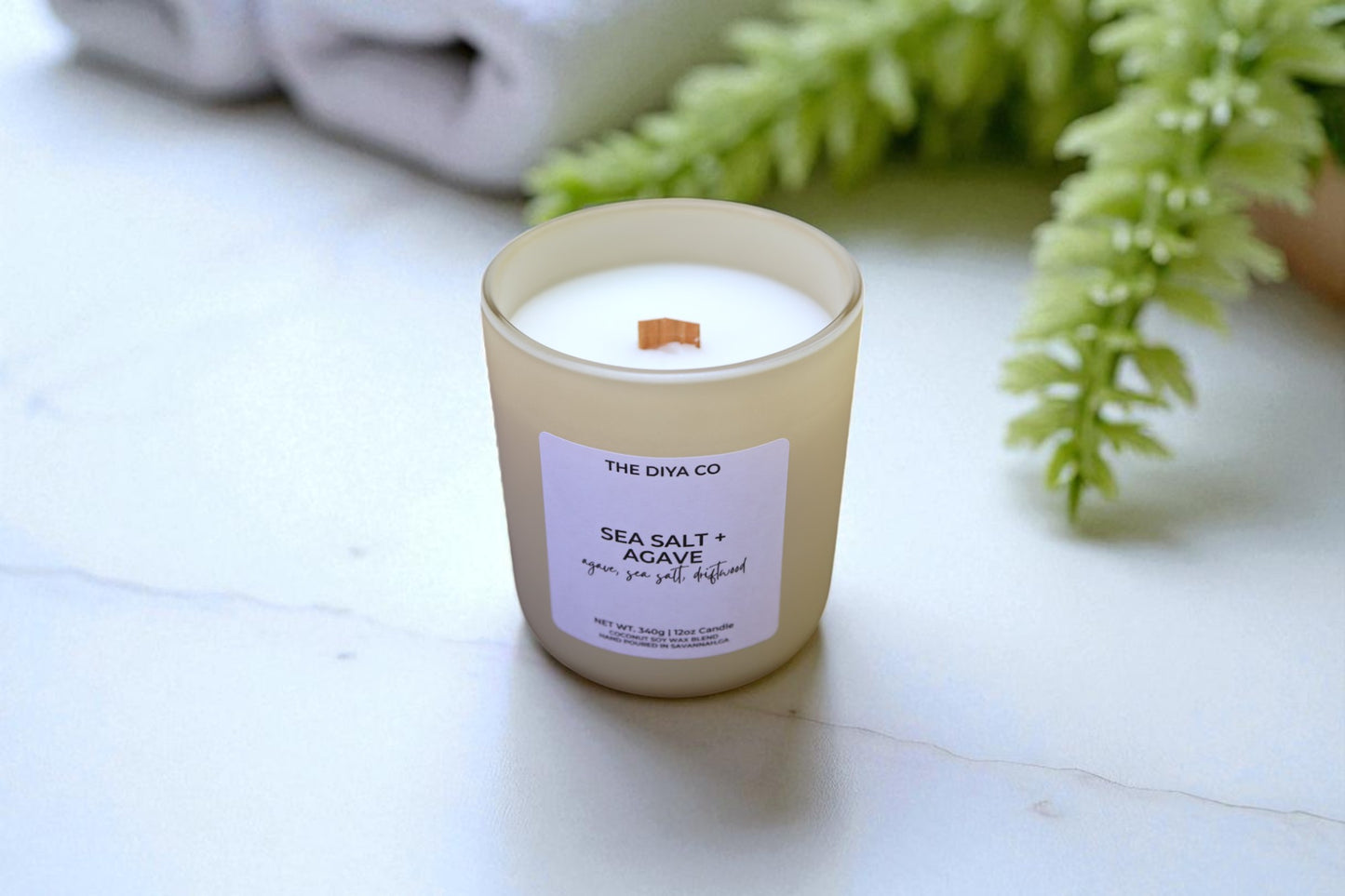 12 oz Sea Salt and Agave | Coconut Soy Candle