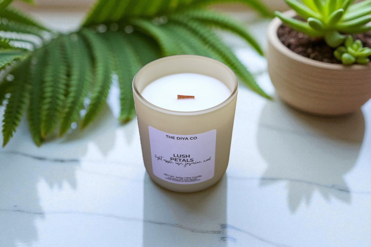 12 oz Lush Petals | Coconut Soy Candle