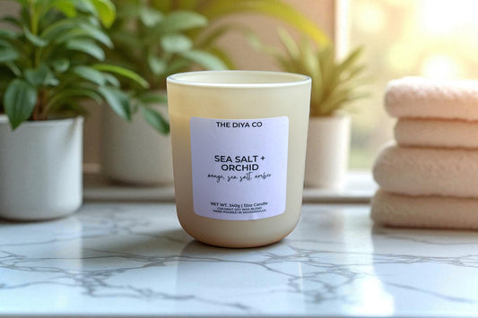 12 oz Sea Salt + Orchid | Coconut Soy Candle