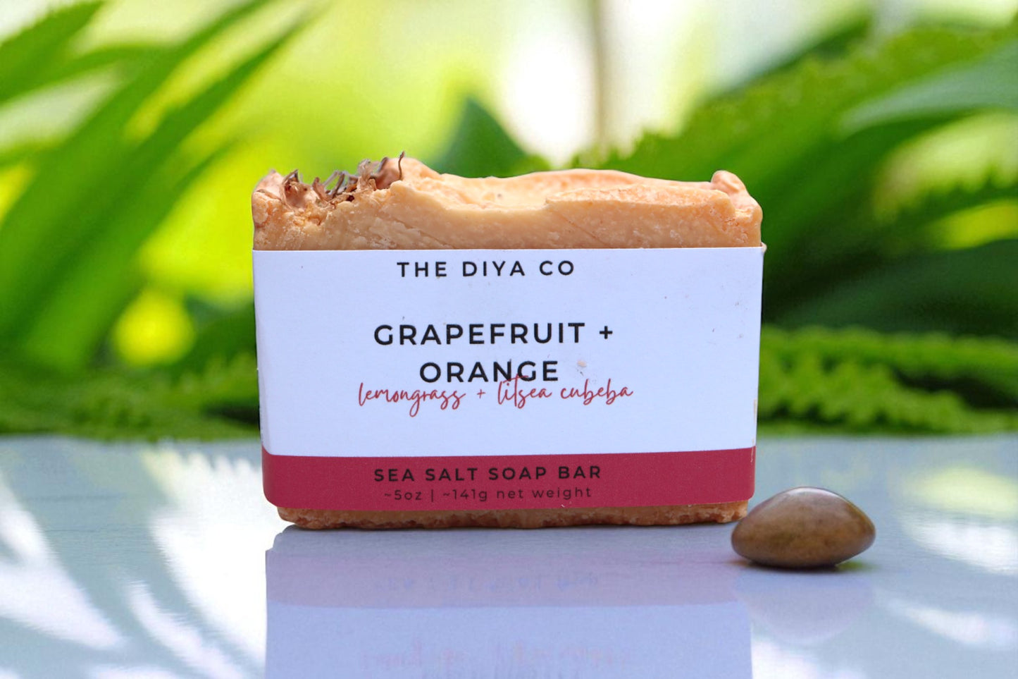 Grapefruit, Orange, Lemongrass, Litsea Cubeba Sea Salt Palm-Oil Free Soap Bar