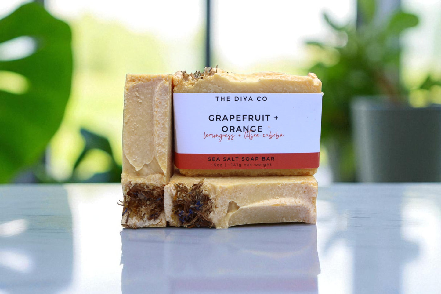Grapefruit, Orange, Lemongrass, Litsea Cubeba Sea Salt Palm-Oil Free Soap Bar