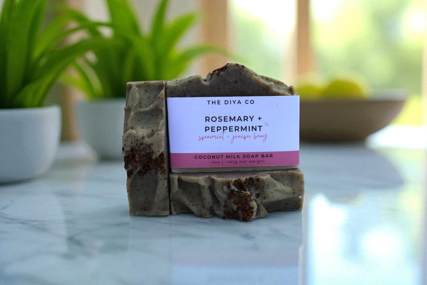 Rosemary, Peppermint, Spearmint & Juniper Berry Exfoliating Bar