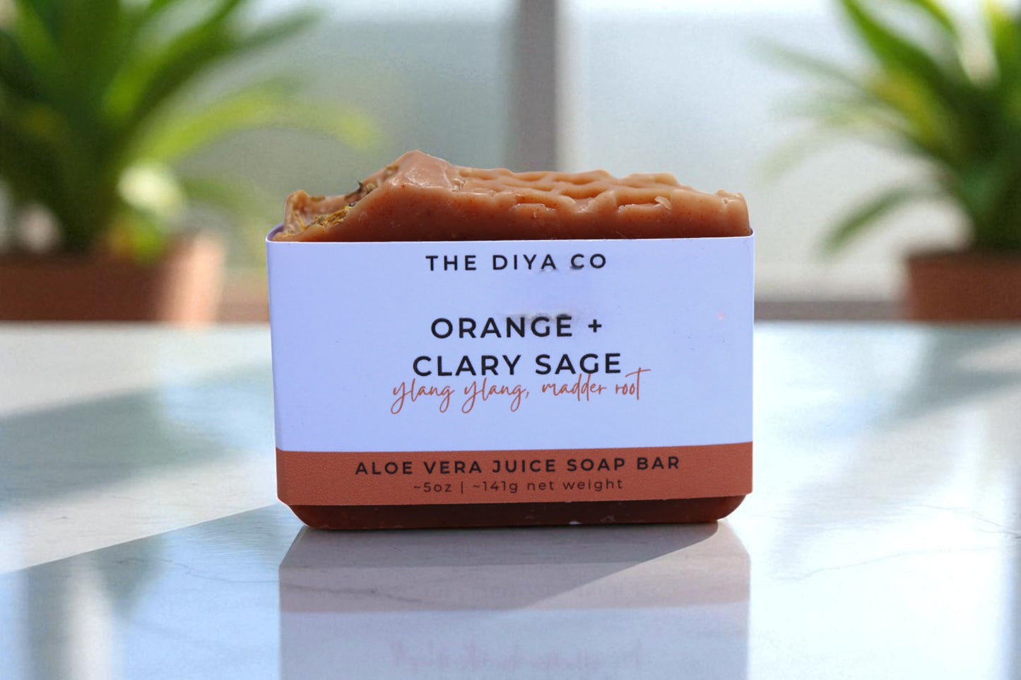 Orange, Clary Sage, and Ylang Ylang Palm-Oil Free Soap Bar