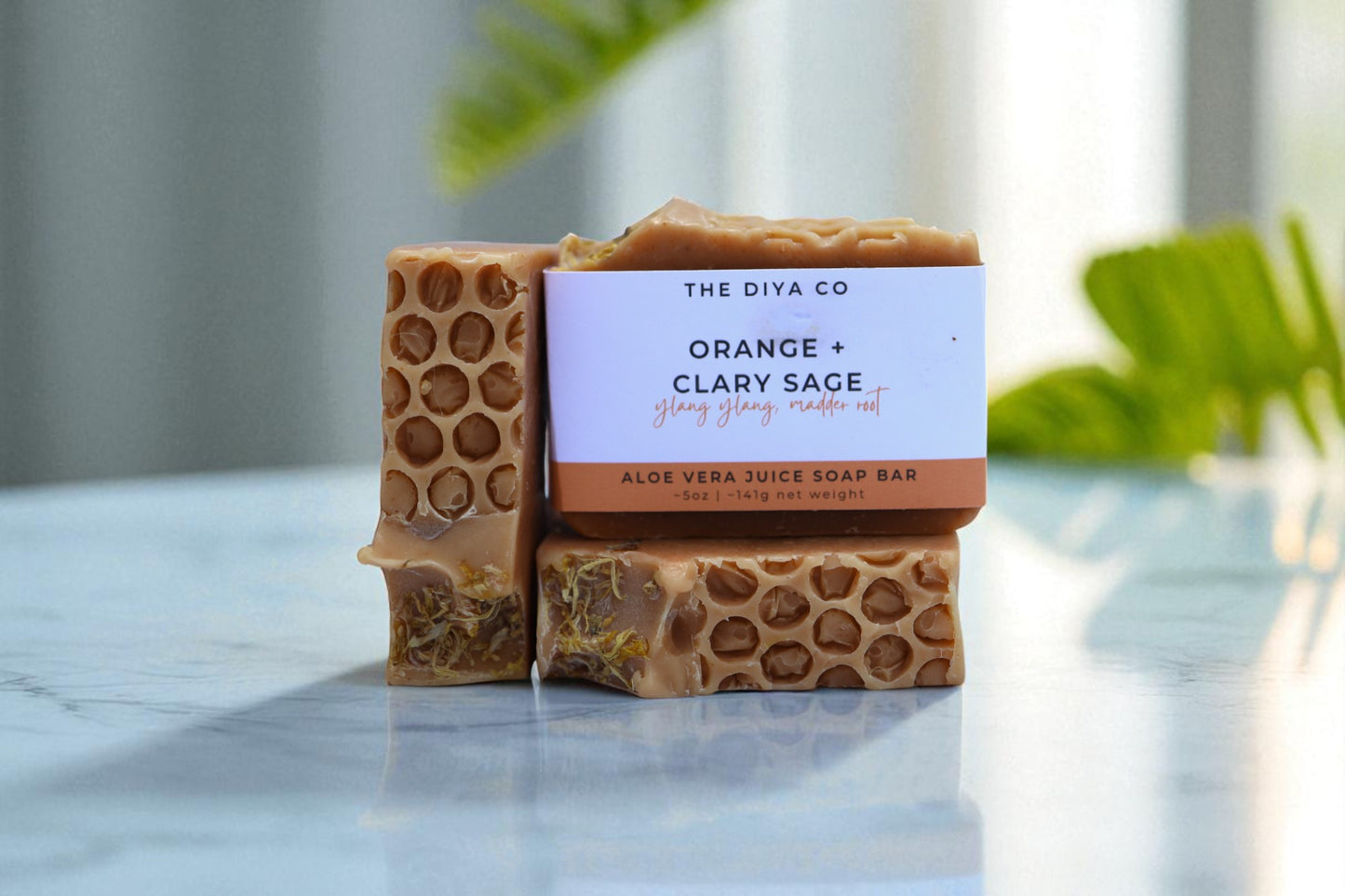 Orange, Clary Sage, and Ylang Ylang Palm-Oil Free Soap Bar