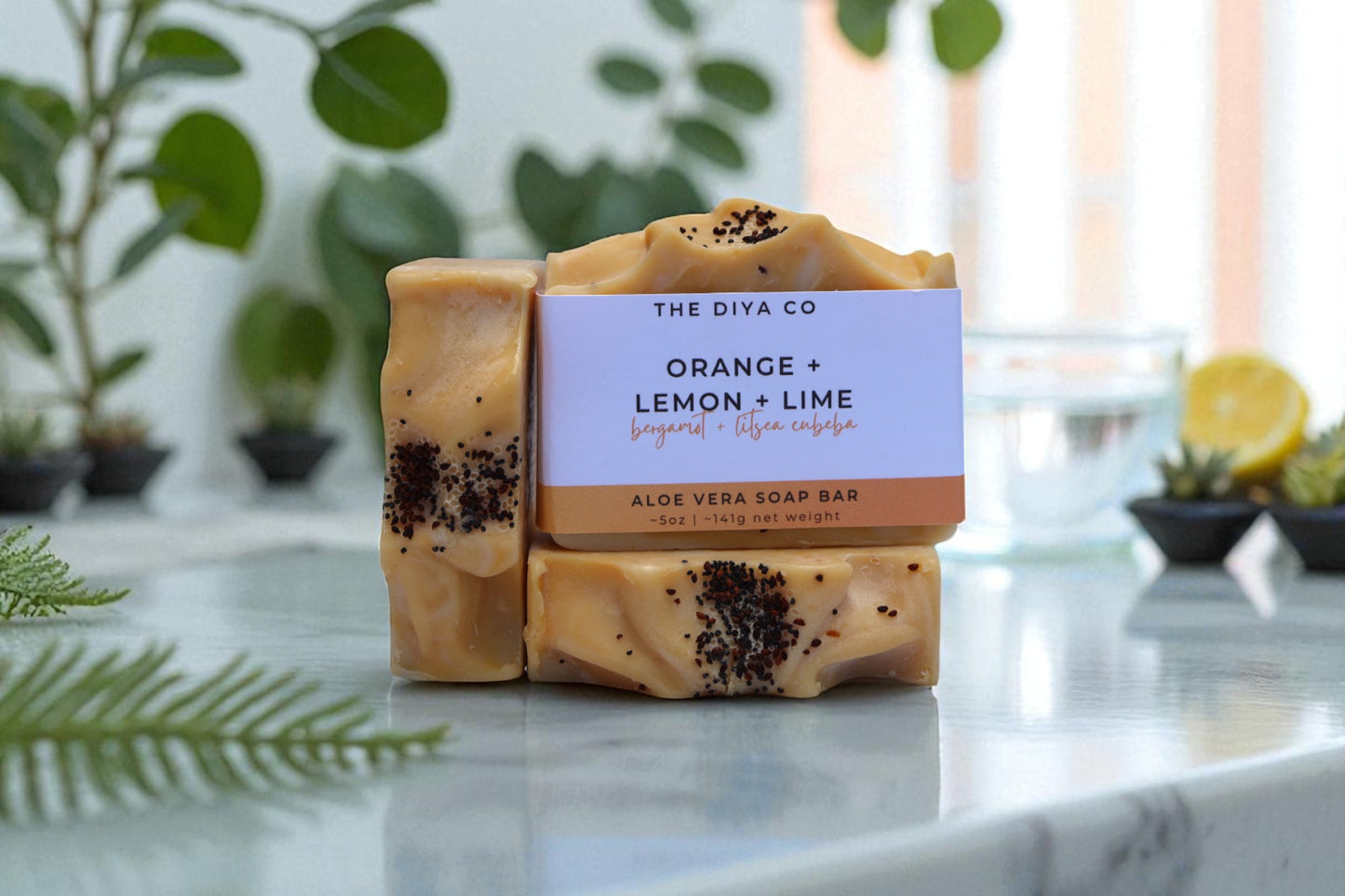 Orange, Lemon, Lime, Bergamot & Litsea Cubeba Moisturizing Soap Bar