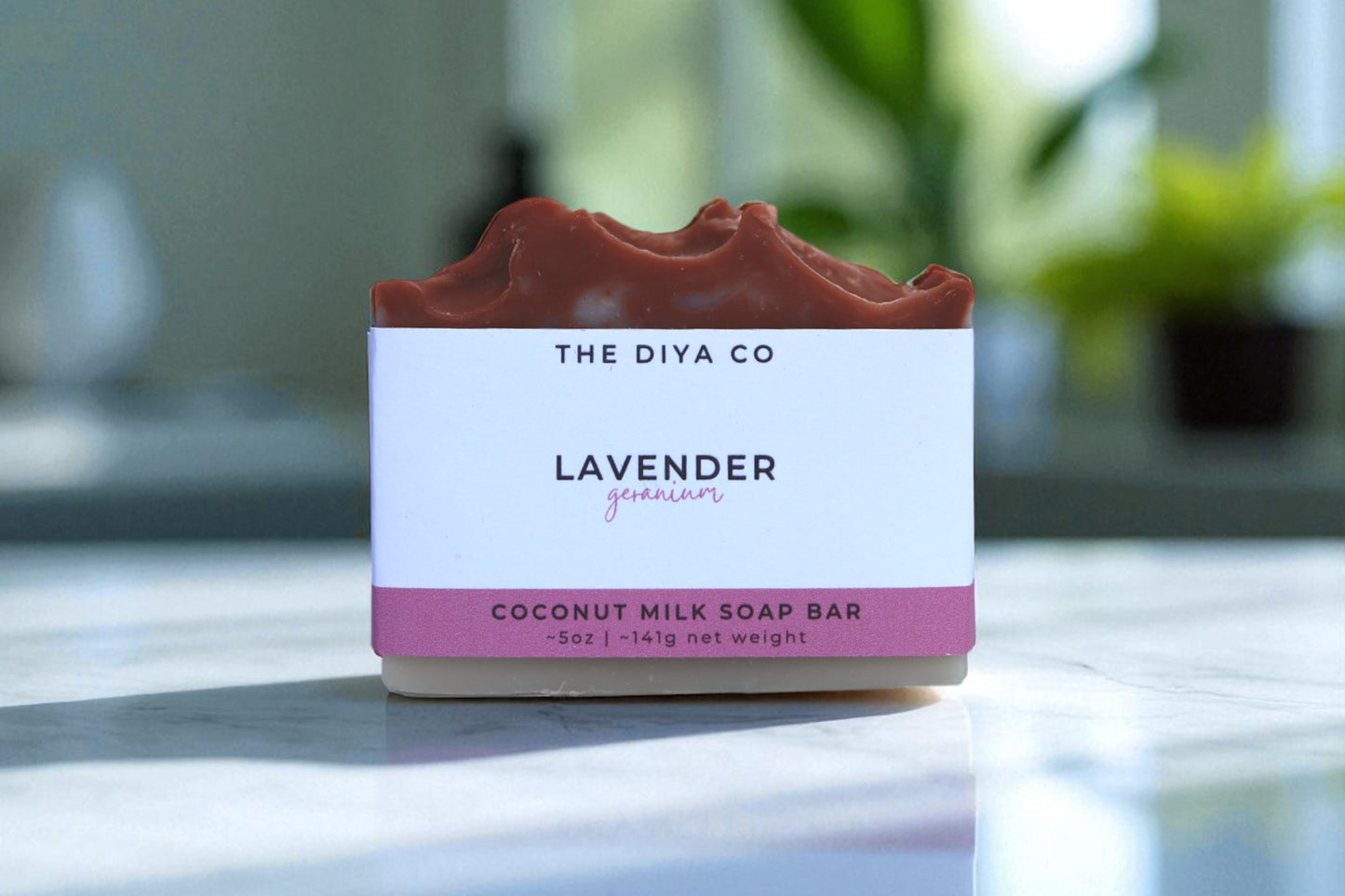 Lavender and Geranium Palm-Oil Free Soap Bar