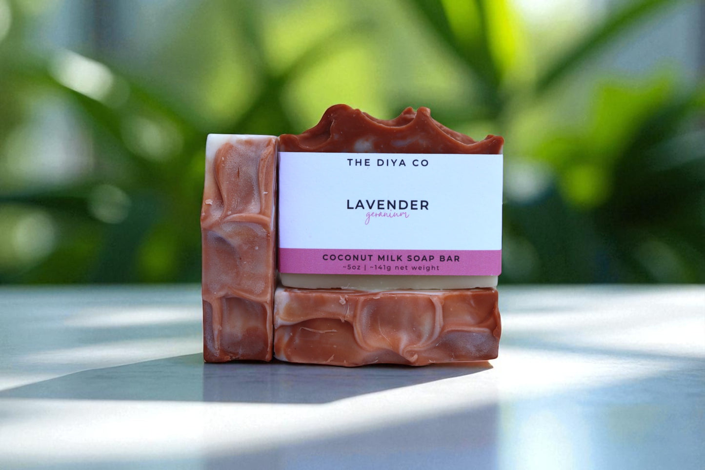 Lavender and Geranium Palm-Oil Free Soap Bar