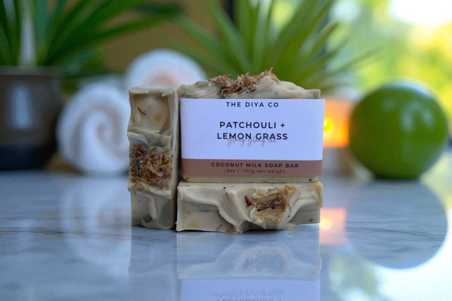 Patchouli, Lemongrass, Ylang Ylang III Palm-Oil Free Soap Bar