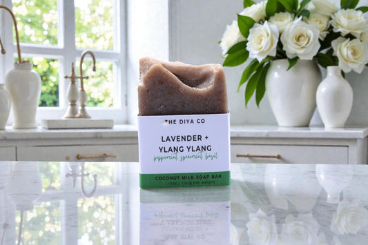 Lavender, Ylang Ylang, Peppermint, & Spearmint Exfoliating Soap Bar(2–2.5 oz)