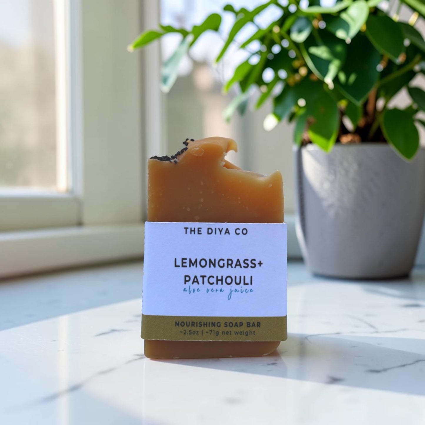 2.5oz Lemongrass & Patchouli Soap Bar