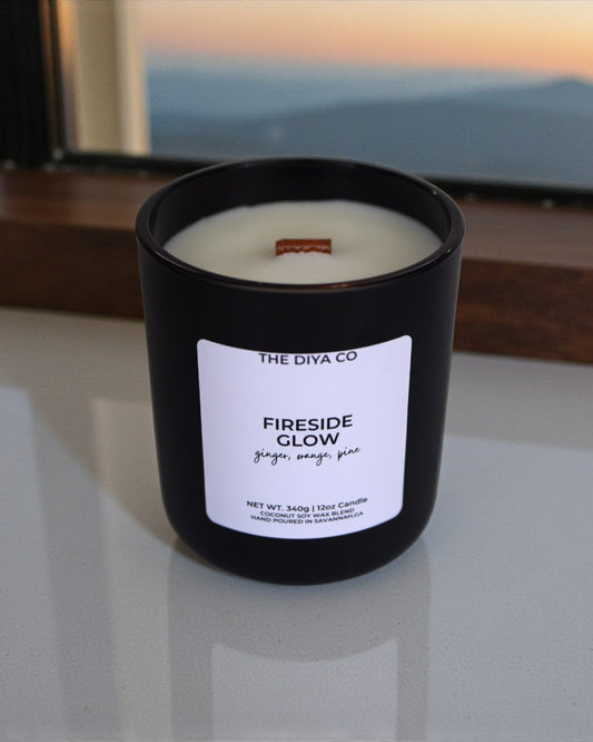 12 oz Fireside Glow | Coconut Soy Candle