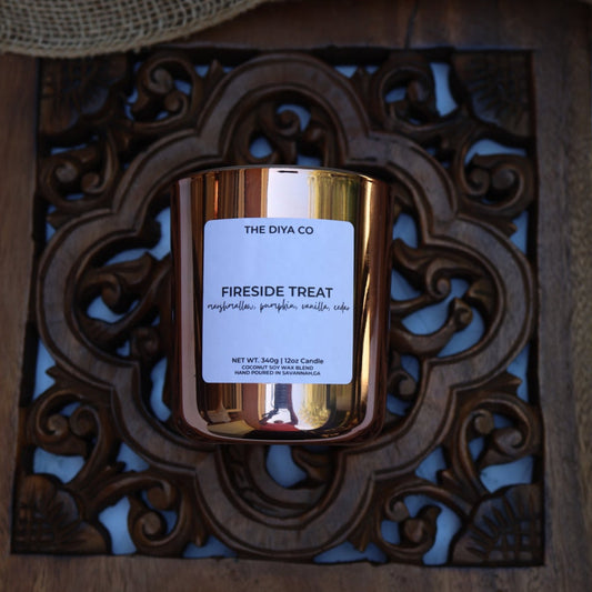 12 oz Fireside Treat | Coconut Soy Candle