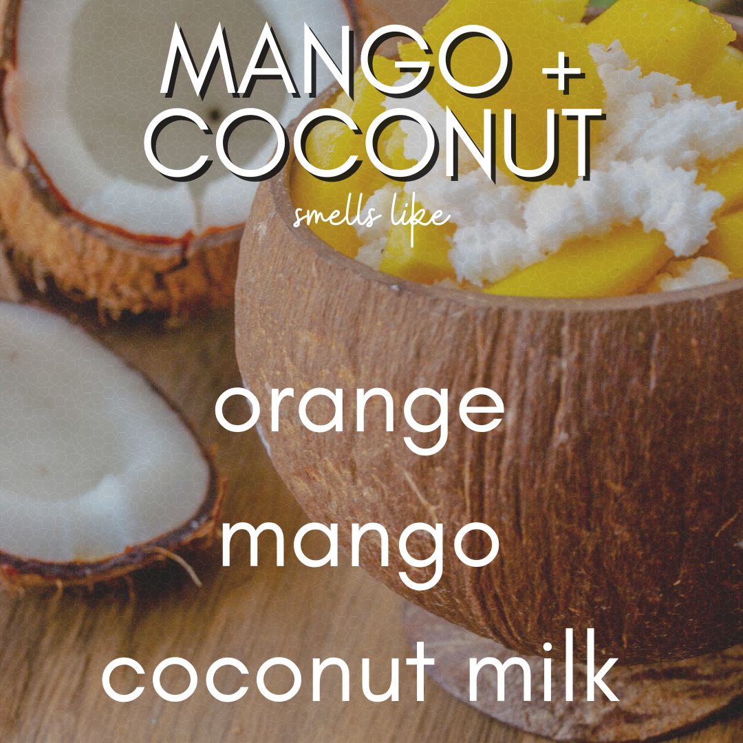 12 oz Mango and Coconut | Coconut Soy Candle