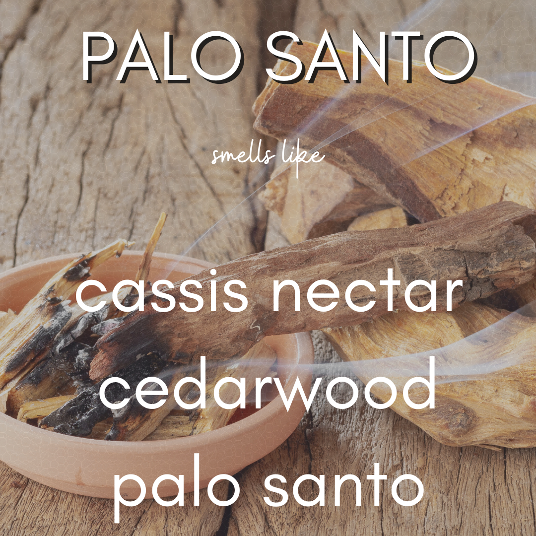 8 oz Palo Santo Aura Vessel with Metal Lid | Coconut Soy Candle