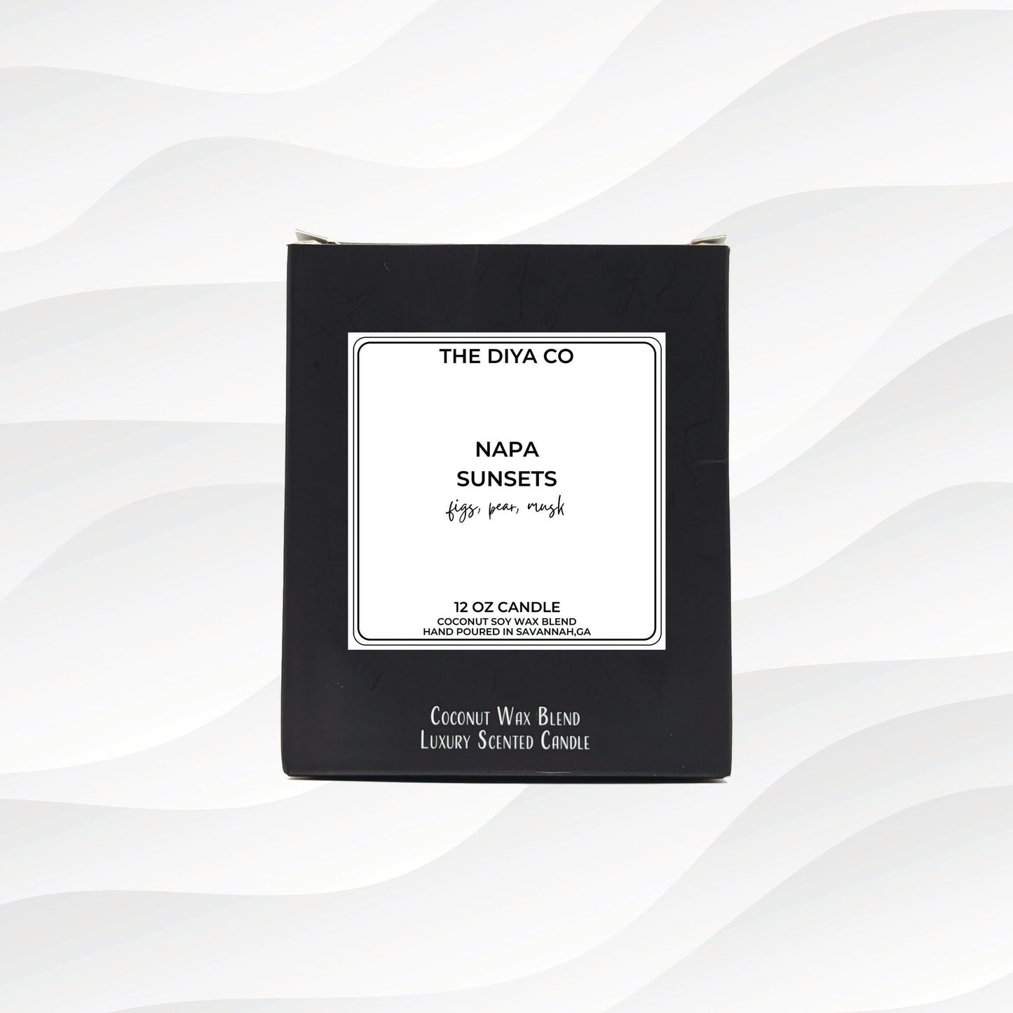 12 oz Napa Sunsets Aura Candle w/box