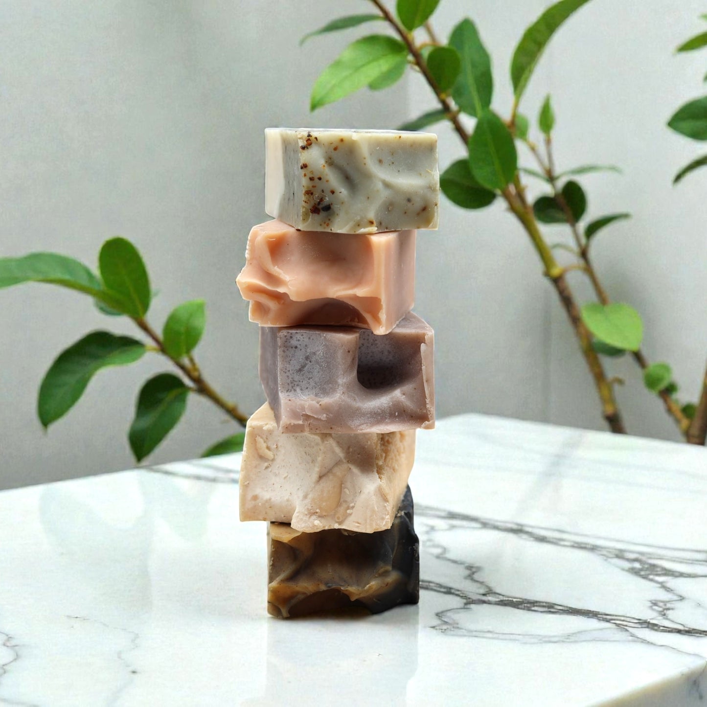 Lavender Patchouli Goat Milk Mini Soap Bar | Oat + Honey, Palm-Oil Free, Handcrafted(~2.5oz)