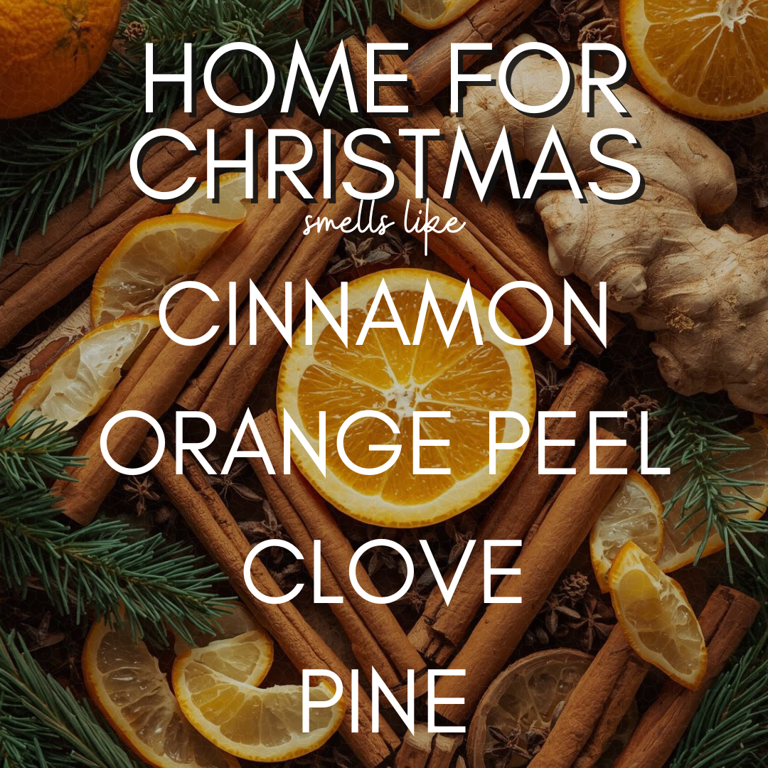 9 oz Glam Tin Home for Christmas | Coconut Soy Candle