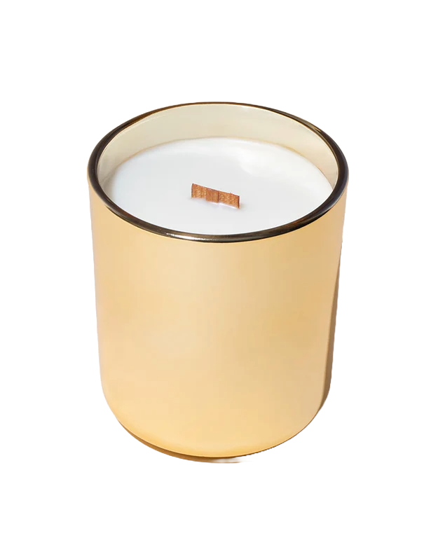 12 oz Apple & Maple Bourbon - Hand Poured, Non-toxic, Coconut Soy Wax Blend Candle -- Aura Jar