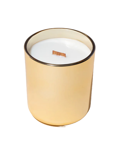 12 oz Apple & Maple Bourbon - Hand Poured, Non-toxic, Coconut Soy Wax Blend Candle -- Aura Jar