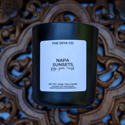 12 oz Napa Sunsets Aura Candle w/box