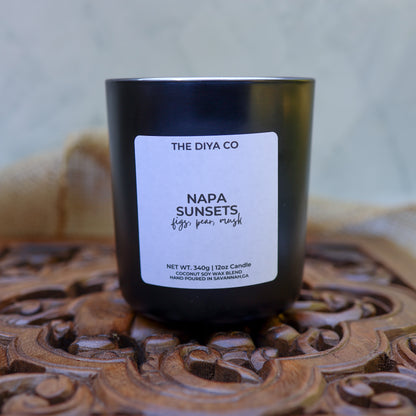12 oz Napa Sunsets Aura Candle w/box