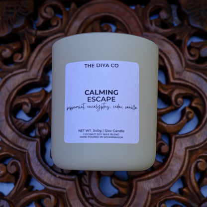 12 oz Calming Escape | Coconut Soy Candle