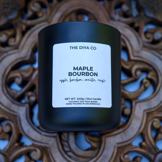 12 oz Maple Bourbon Aura Candle | Sophisticated Comfort