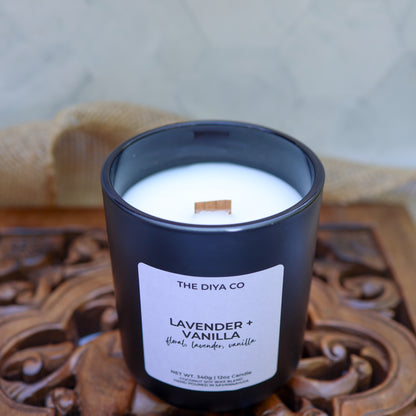 12 oz Lavender and Vanilla Aura Candle w/box
